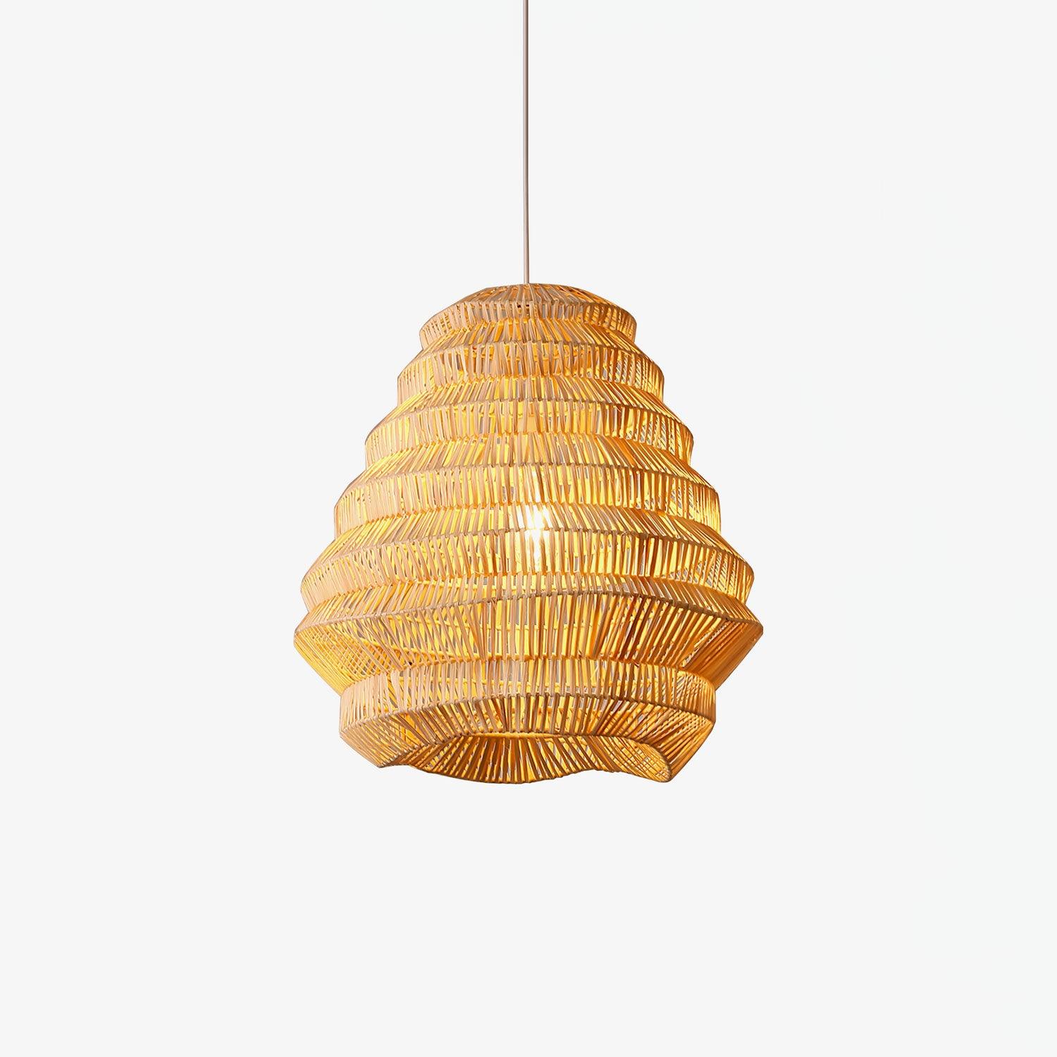 Strata Lampe Pendante Moderne en Bambou - Neutralighting