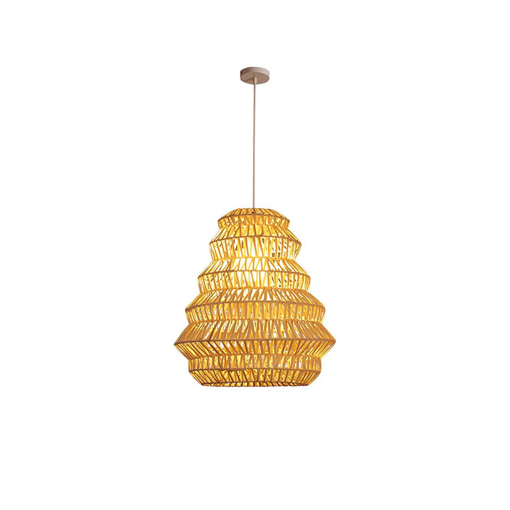 Strata Lampe Pendante Moderne en Bambou - Neutralighting