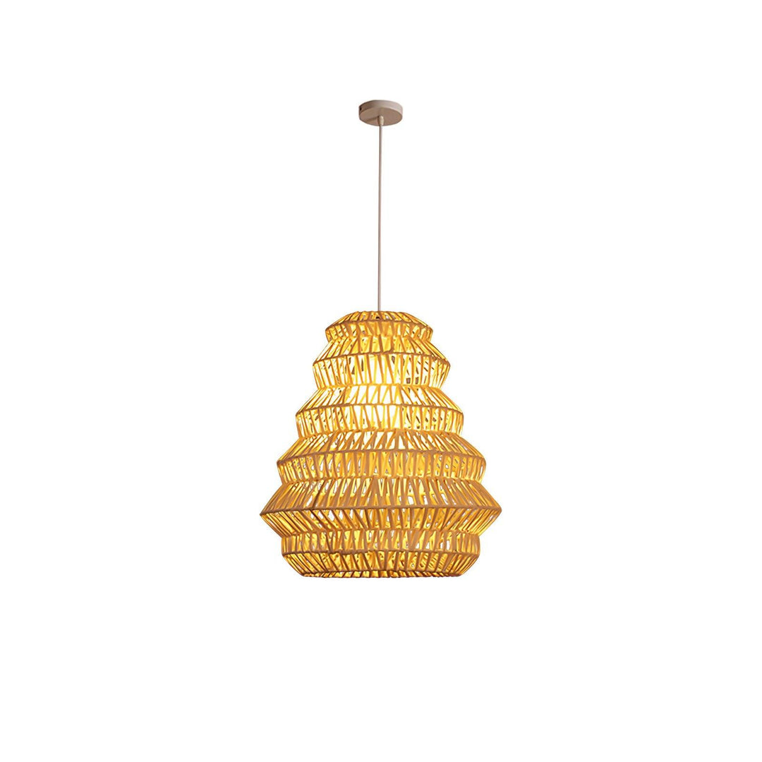 Strata Lampe Pendante Moderne en Bambou - Neutralighting