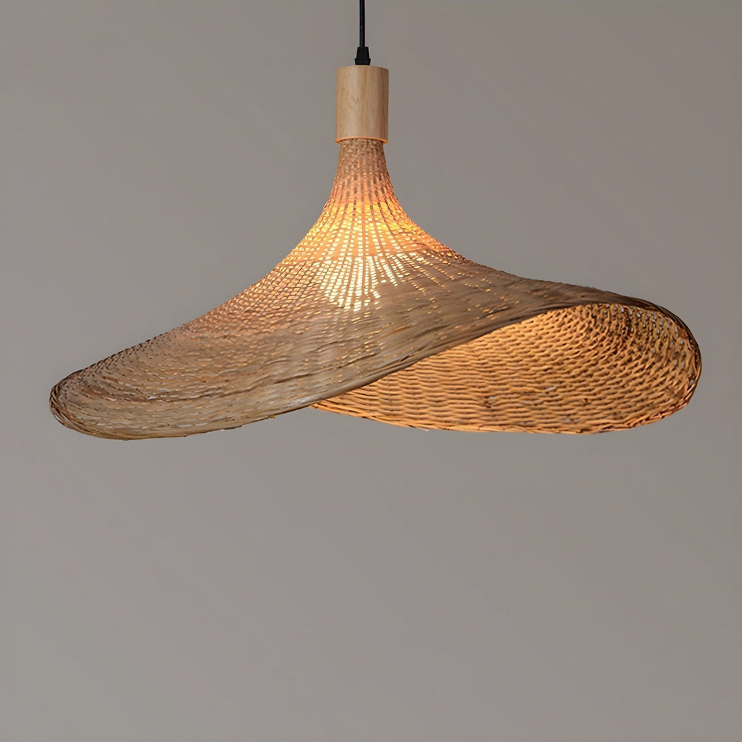 Marona Suspension Vintage en Rattan - Neutralighting