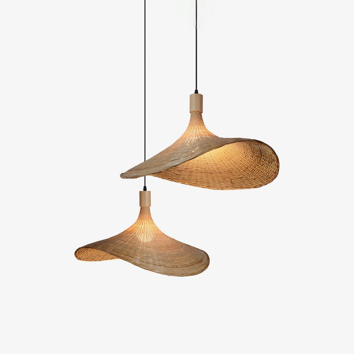 Marona Suspension Vintage en Rattan - Neutralighting