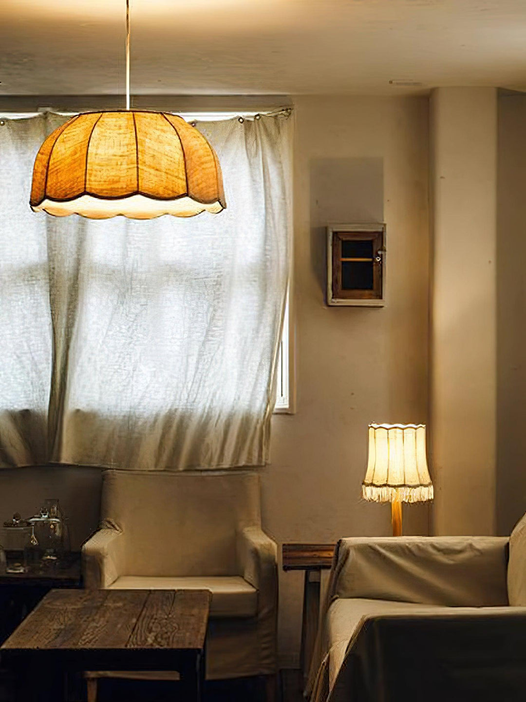 Solacen Suspension Tissu Rustique - Neutralighting