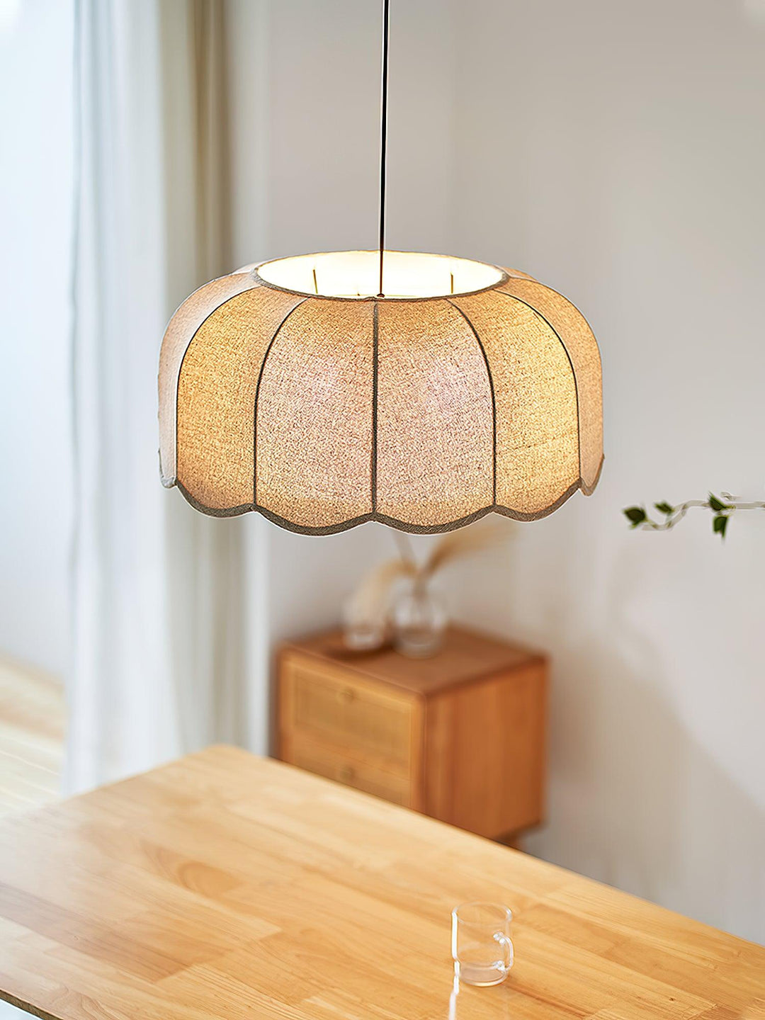 Solacen Suspension Tissu Rustique - Neutralighting