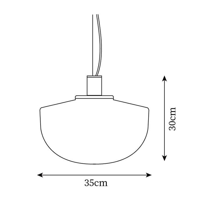 Lume Lampe Pendante Verre Minimaliste - Neutralighting
