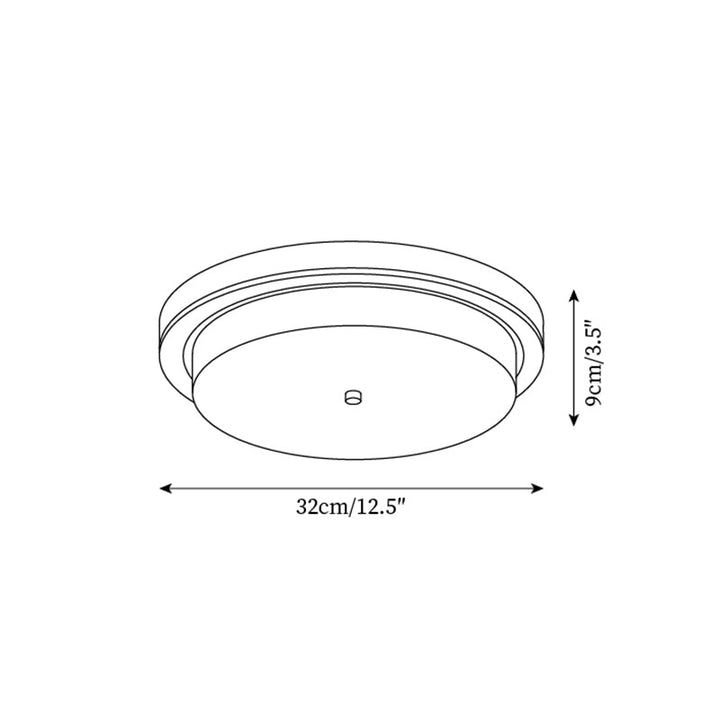 Ondra Plafonnier en Verre Minimaliste - Neutralighting