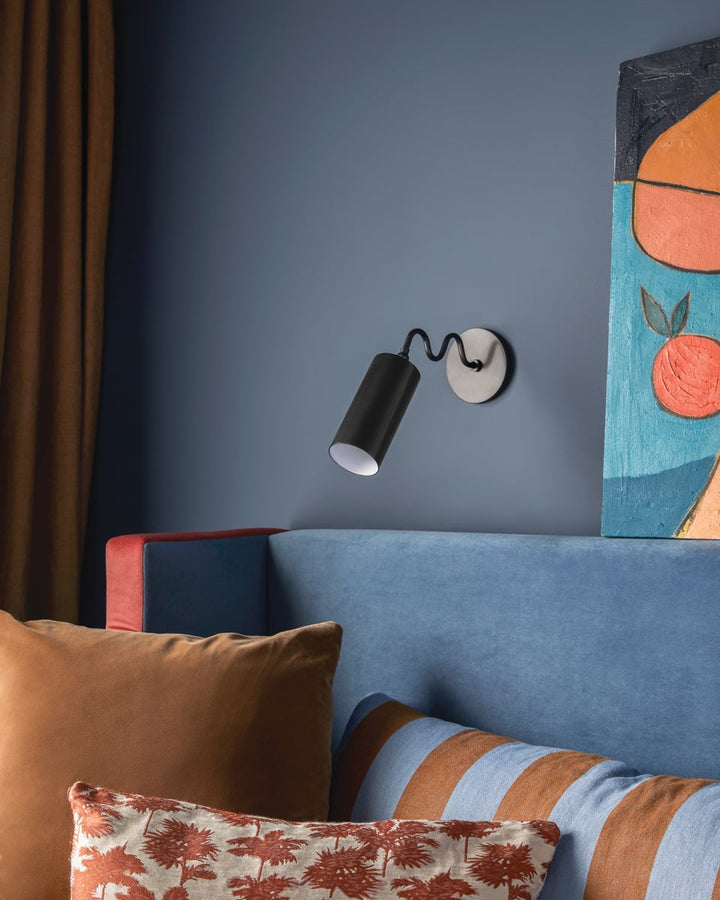Vatnuvyu Moderne Minimaliste Tissu Métal Applique Murale - Neutralighting