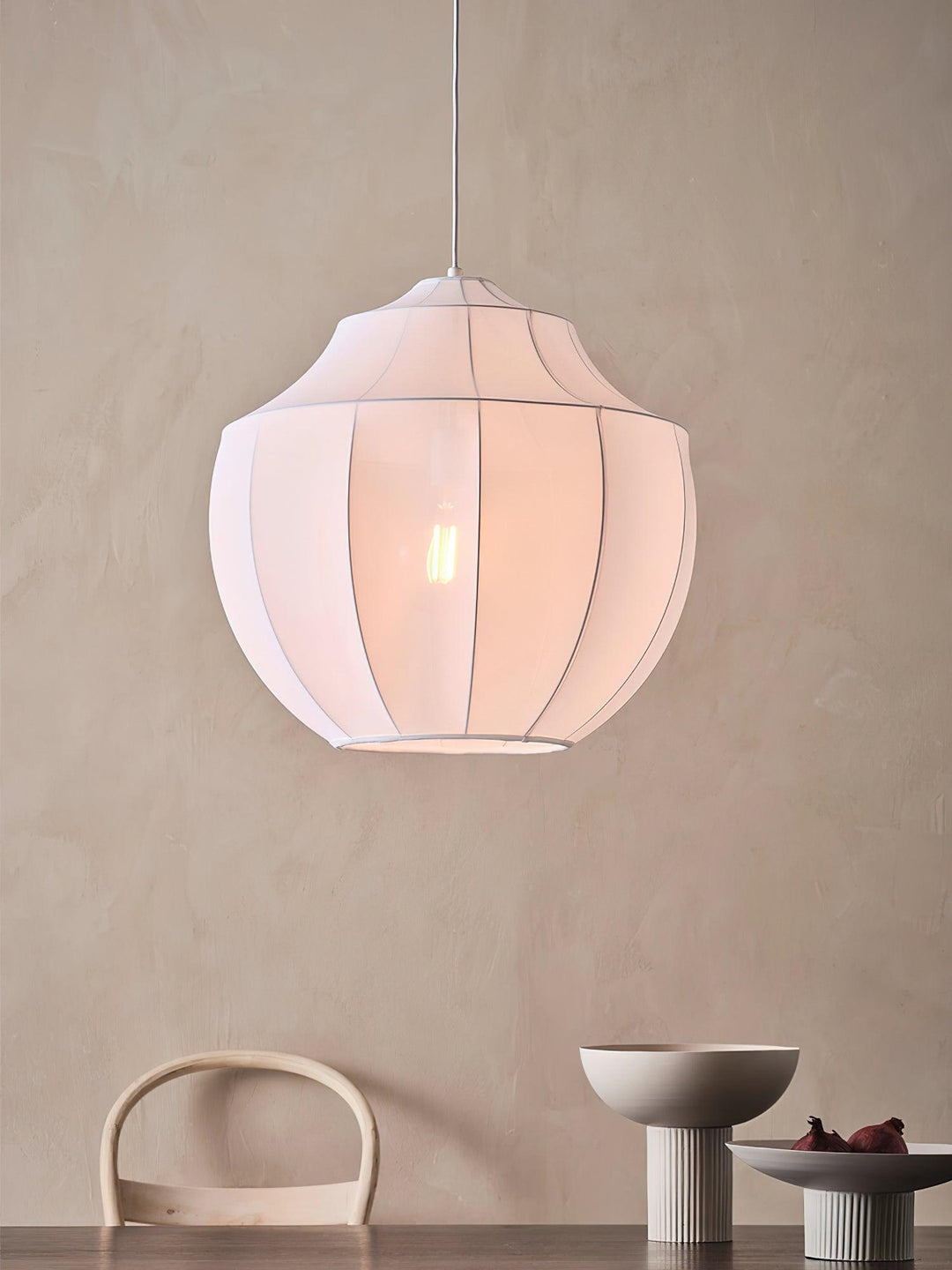 Eraeyra Lampe Suspension en Tissu Maille d&