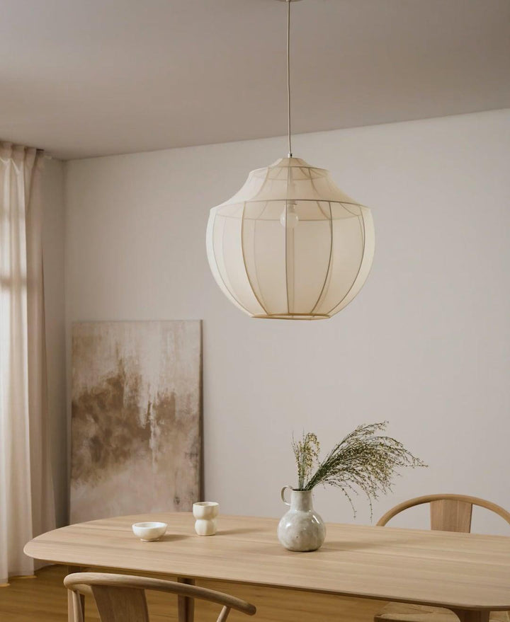 Eraeyra Lampe Suspension en Tissu Maille d&