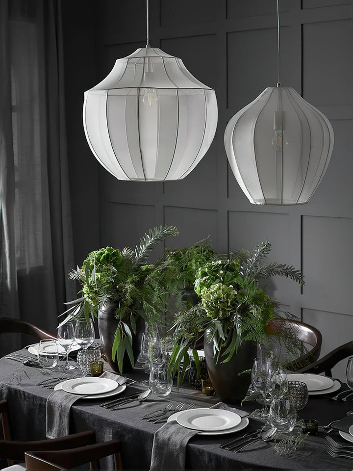 Eraeyra Lampe Suspension en Tissu Maille d&