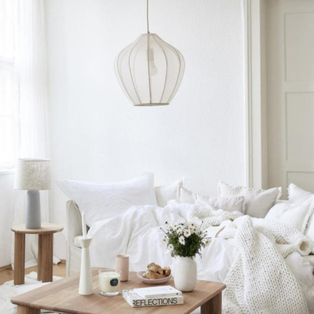 Eraeyra Lampe Suspension en Tissu Maille d&