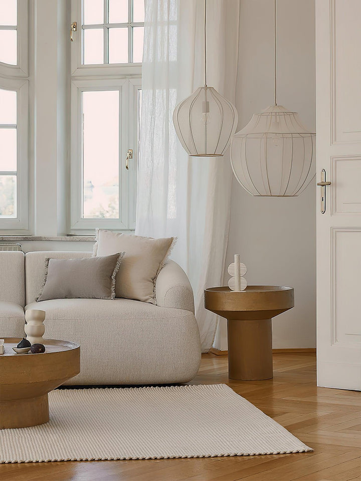 Eraeyra Lampe Suspension en Tissu Maille d&