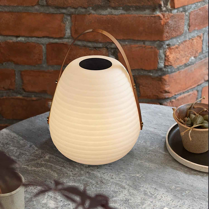 Amelia Métal 24cm Blanc LED