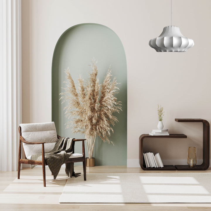 Ritta Design Italien Luminaires Suspensions Moderne Métal Soie Blanc Salle à Manger - Neutralighting
