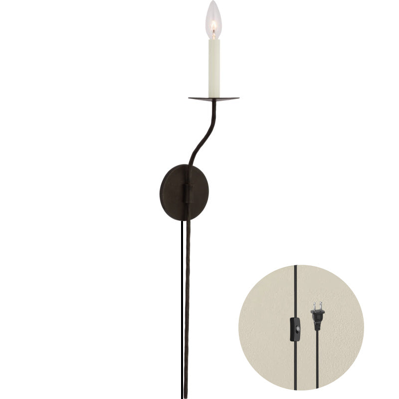Zoruvyu Moderne Minimaliste Plug-in Laiton Métal Applique Murale - Neutralighting