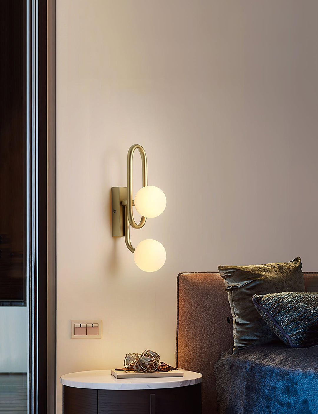 Alphaia Applique Murale Verre Moderne Minimaliste - Neutralighting