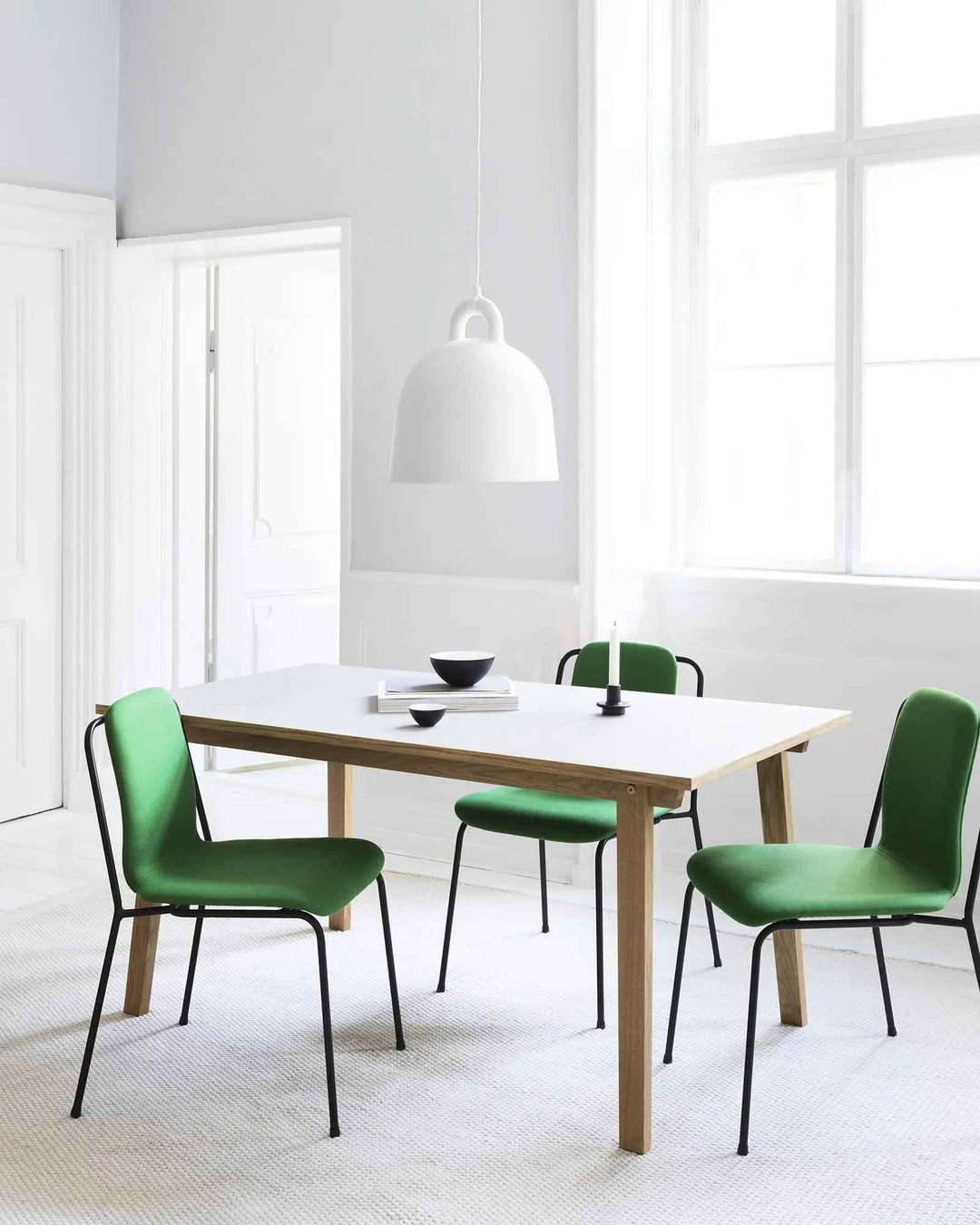 Suspension Cloche Forme Minimaliste Dôme Ombre Nordique Moderne - Neutralighting