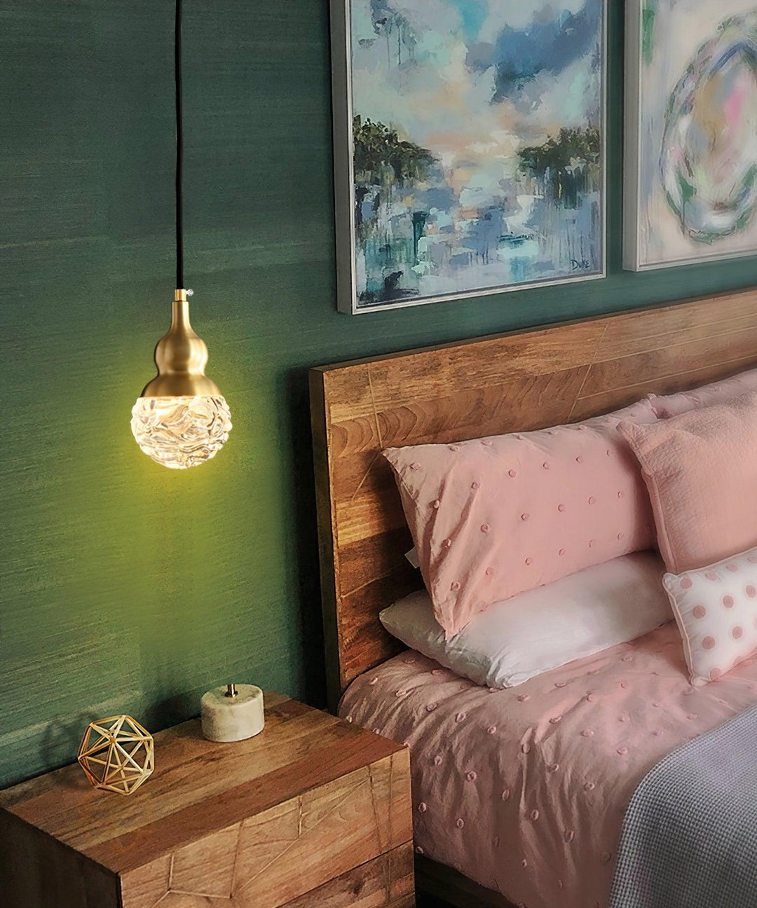 Tavirace Suspension Glam en Laiton et Verre - Neutralighting