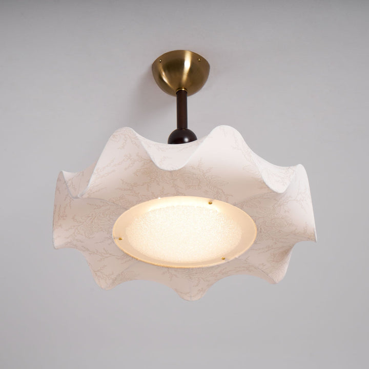 Avlorus Lampe Plafonnier Traditionnelle Premium Élégance Bois Tissu - Neutralighting
