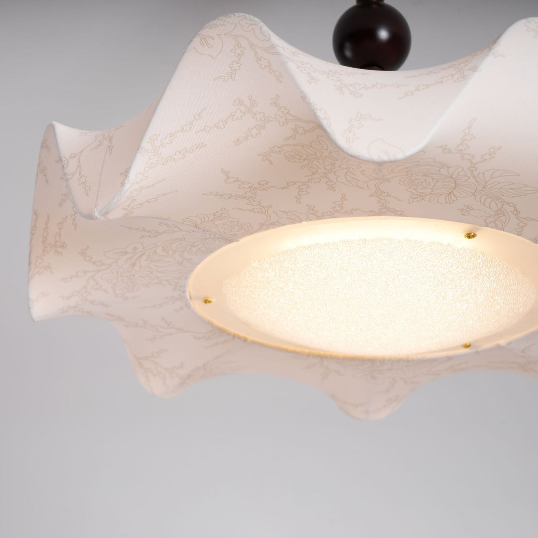 Avlorus Lampe Plafonnier Traditionnelle Premium Élégance Bois Tissu - Neutralighting