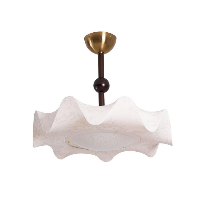 Avlorus Lampe Plafonnier Traditionnelle Premium Élégance Bois Tissu - Neutralighting