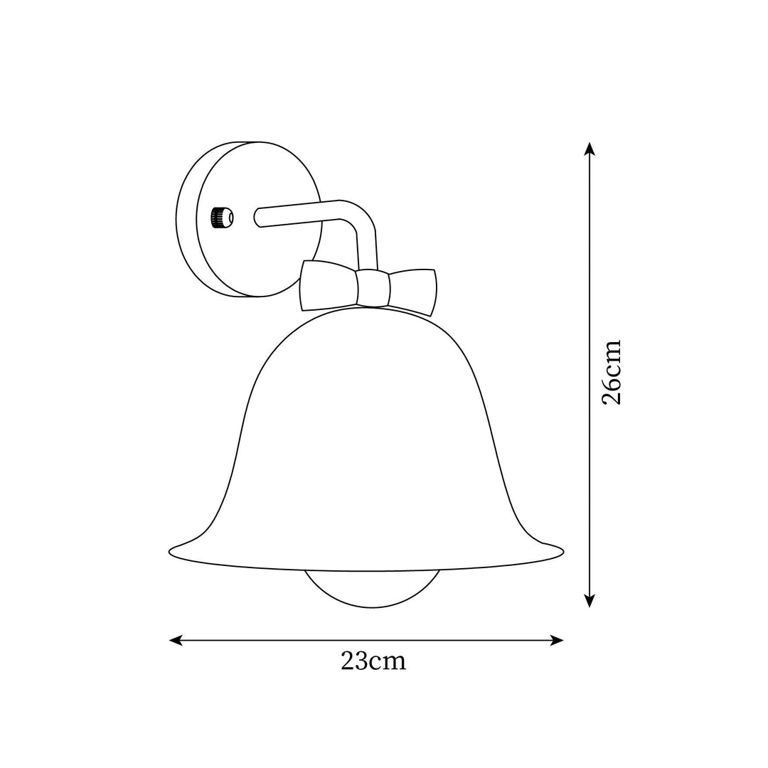 Bells Applique Murale en Forme de Cloche Ludique - Neutralighting