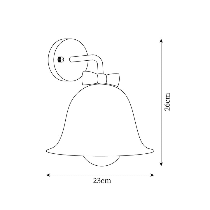 Bells Applique Murale en Forme de Cloche Ludique - Neutralighting