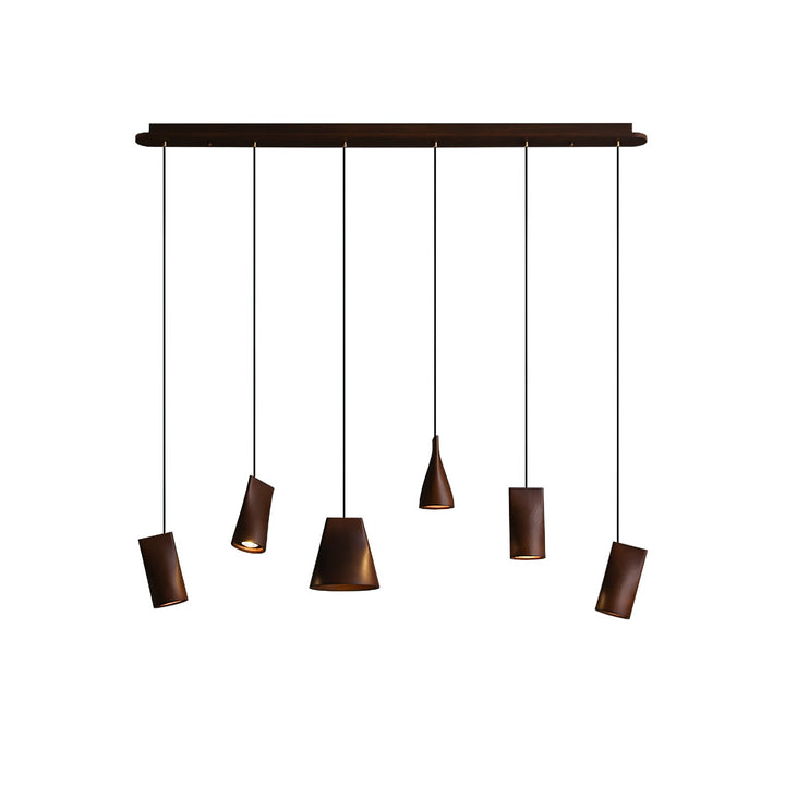 Ivarara Suspension Bois Asymétrique - Neutralighting