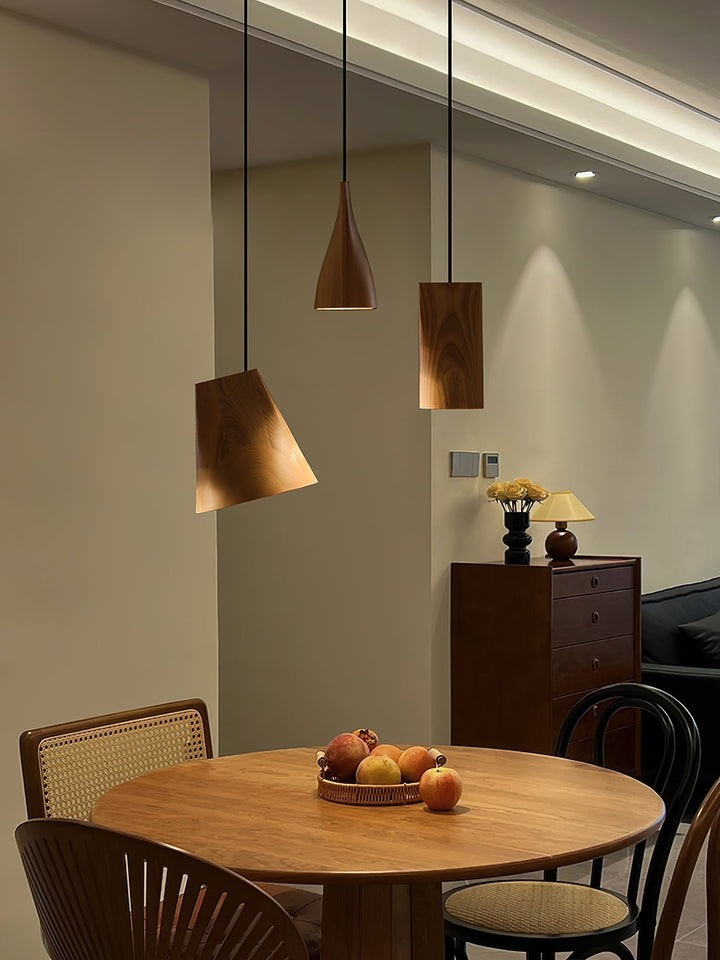 Ivarara Suspension Bois Asymétrique - Neutralighting