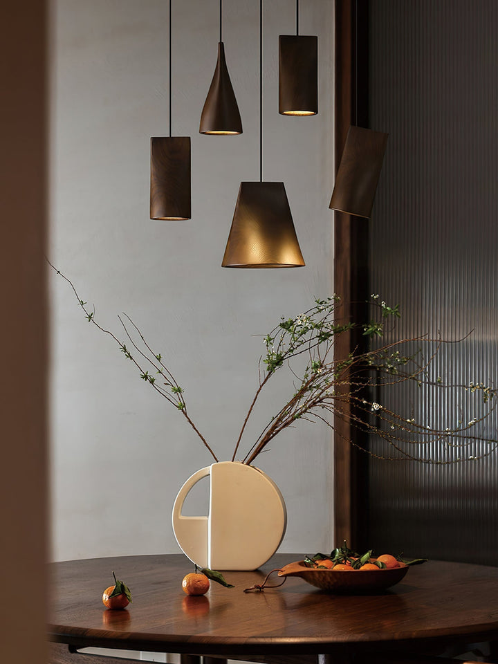 Ivarara Suspension Bois Asymétrique - Neutralighting