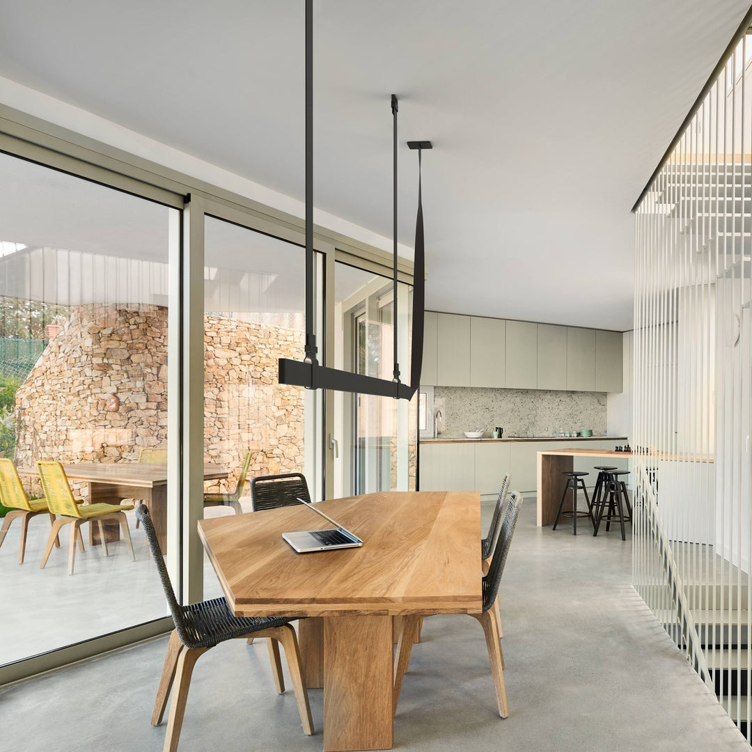 Arcadia Suspension Moderne en Cuir - Neutralighting