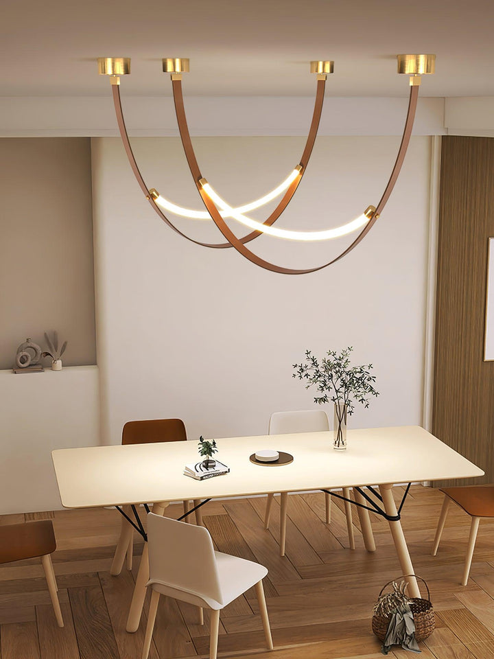 Belt Lampe à Suspension en Cuir et Silicone Minimaliste - Neutralighting