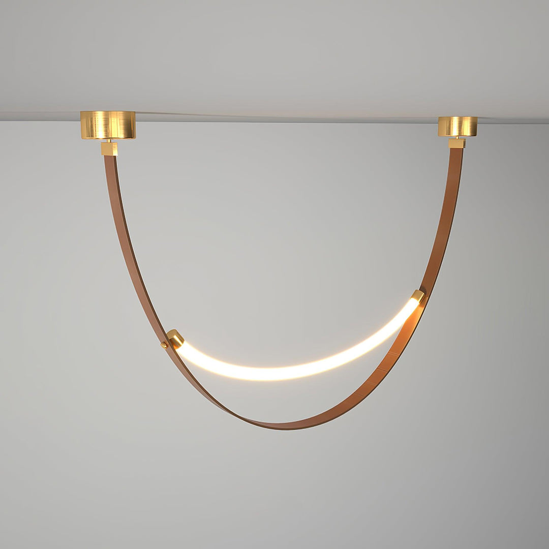 Belt Lampe à Suspension en Cuir et Silicone Minimaliste - Neutralighting