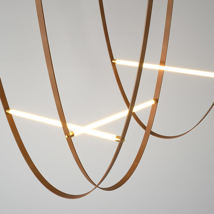 Belt Lampe à Suspension en Cuir et Silicone Minimaliste - Neutralighting