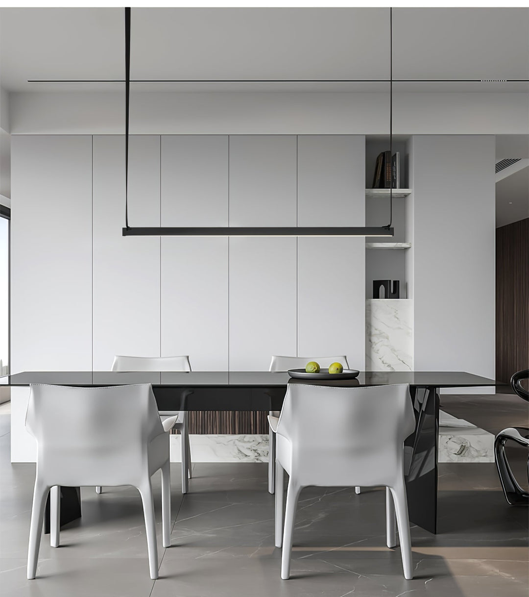 Gideon Lampe Pendante Linéaire Minimaliste en Métal - Neutralighting