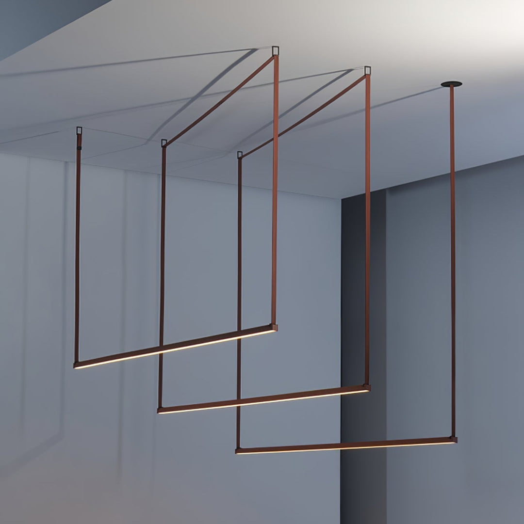 Gideon Lampe Pendante Linéaire Minimaliste en Métal - Neutralighting