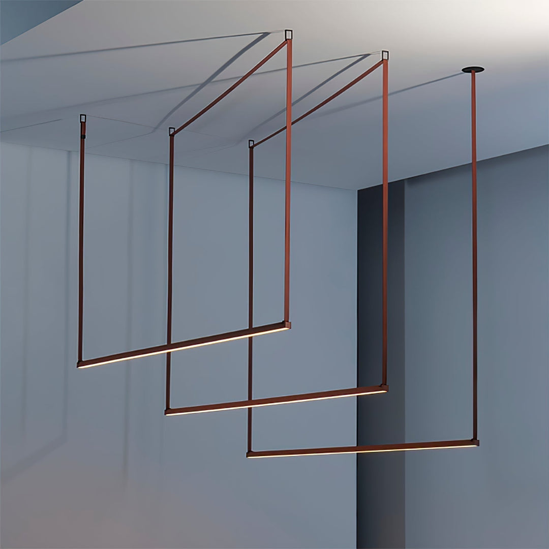 Gideon Lampe Pendante Linéaire Minimaliste en Métal - Neutralighting