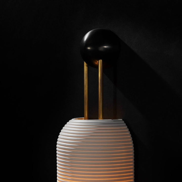 Lustra Applique Murale en Verre Opale Barres Dorées - Neutralighting
