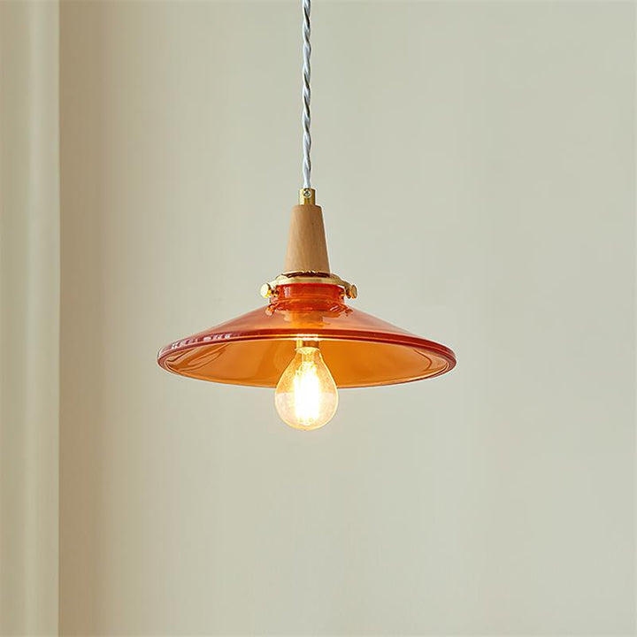 Benra Suspension Orange Verre Scandinave - Neutralighting