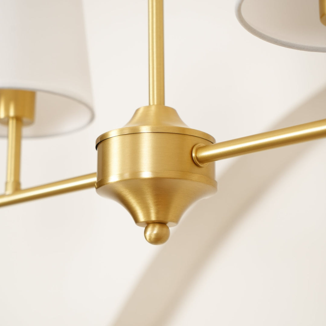 Avvenora Suspension Vintage Industrielle en Laiton et Tissu - Neutralighting