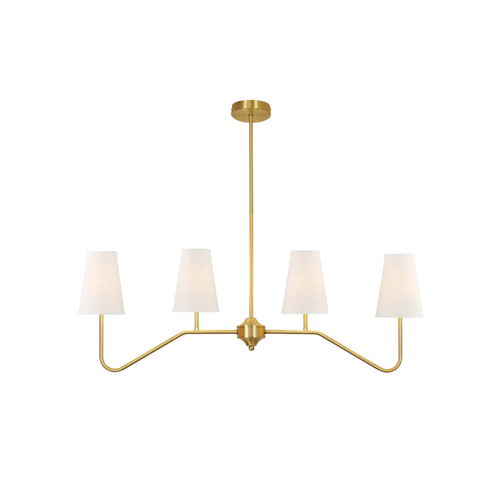 Avvenora Suspension Vintage Industrielle en Laiton et Tissu - Neutralighting