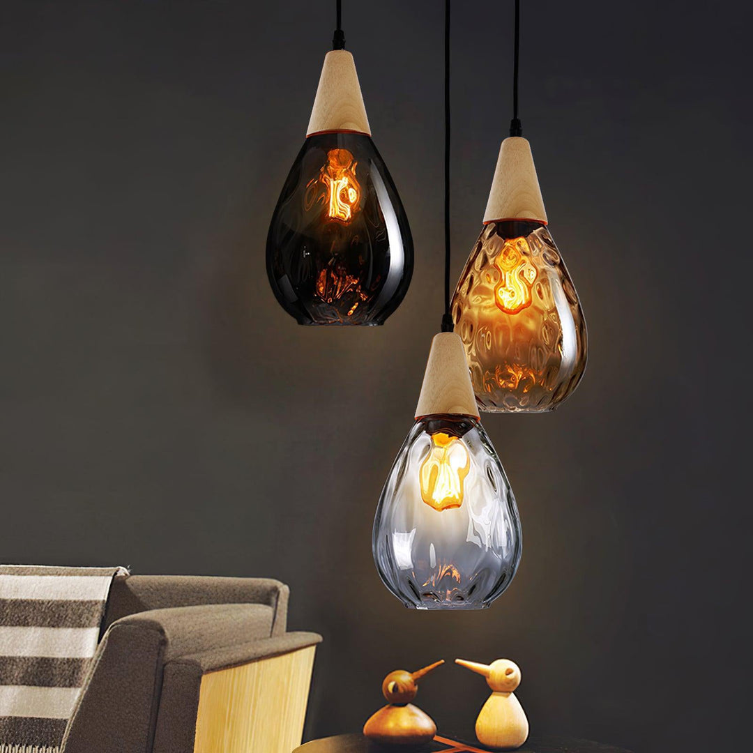 Solara Suspension en Verre Clair Nordique Moderne - Neutralighting