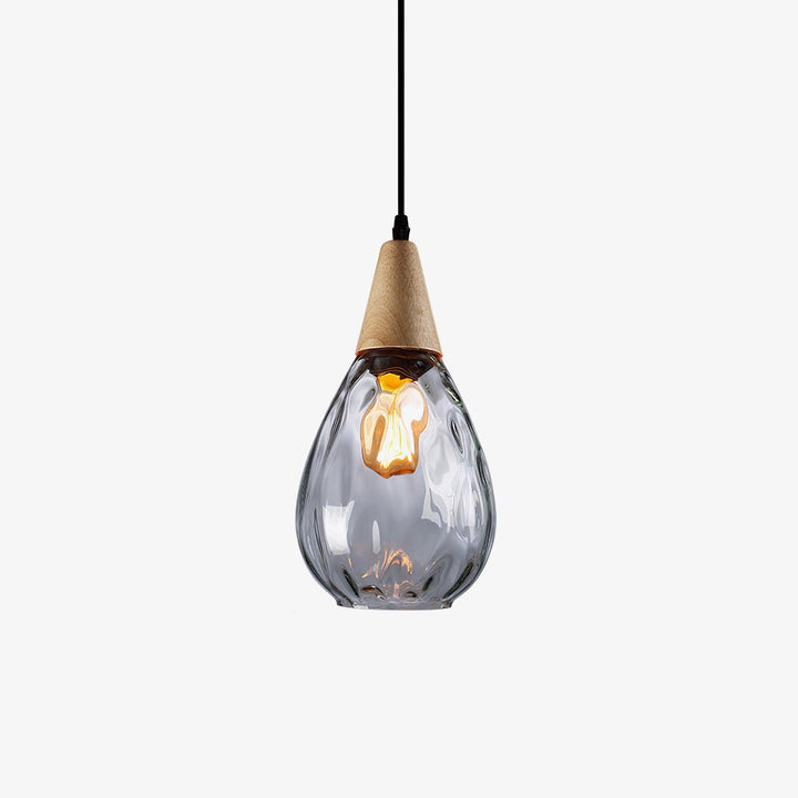 Solara Suspension en Verre Clair Nordique Moderne - Neutralighting