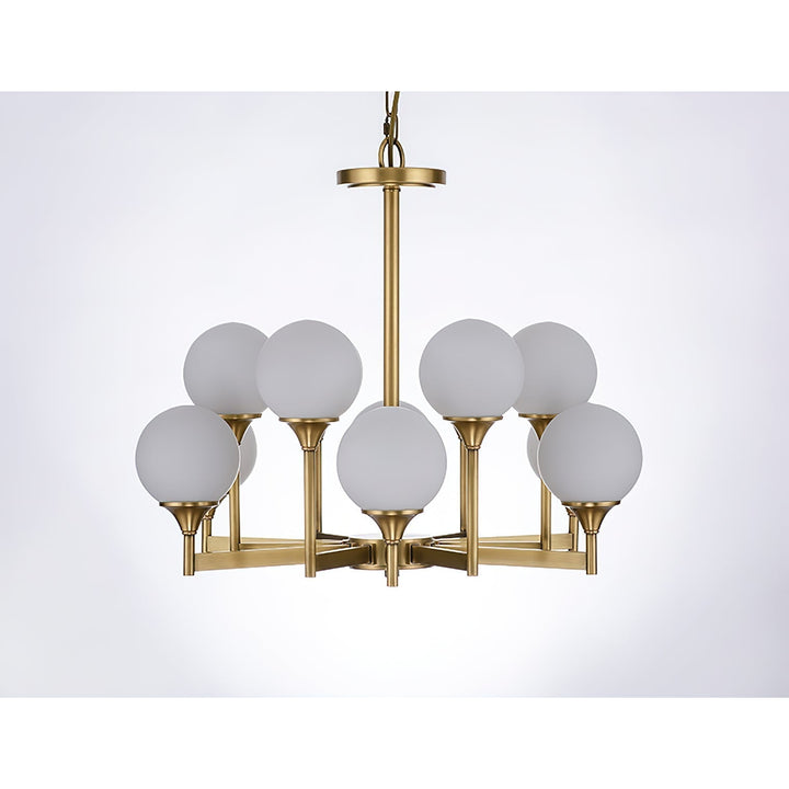 Himinuvyh Ancien Industriel Métal Verre Lustre - Neutralighting