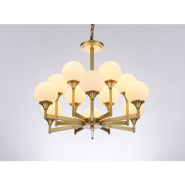 Himinuvyh Ancien Industriel Métal Verre Lustre - Neutralighting
