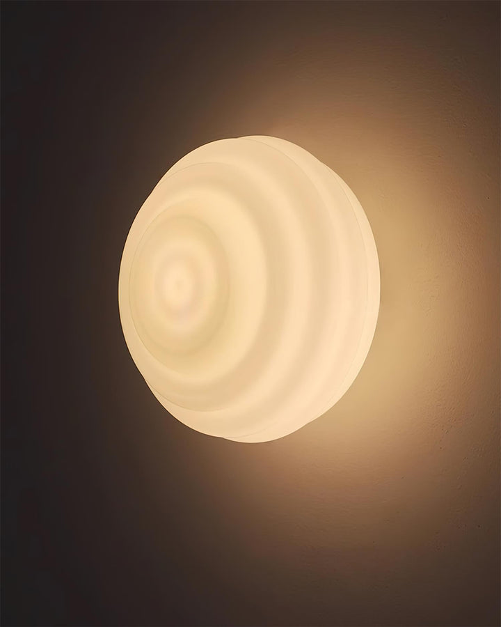 Duvia Applique Murale en Verre Ondulé - Neutralighting