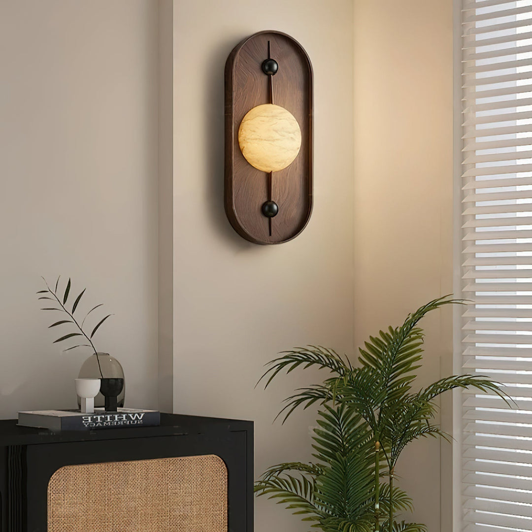 Mylaearae Applique Murale Orbe Albâtre - Neutralighting