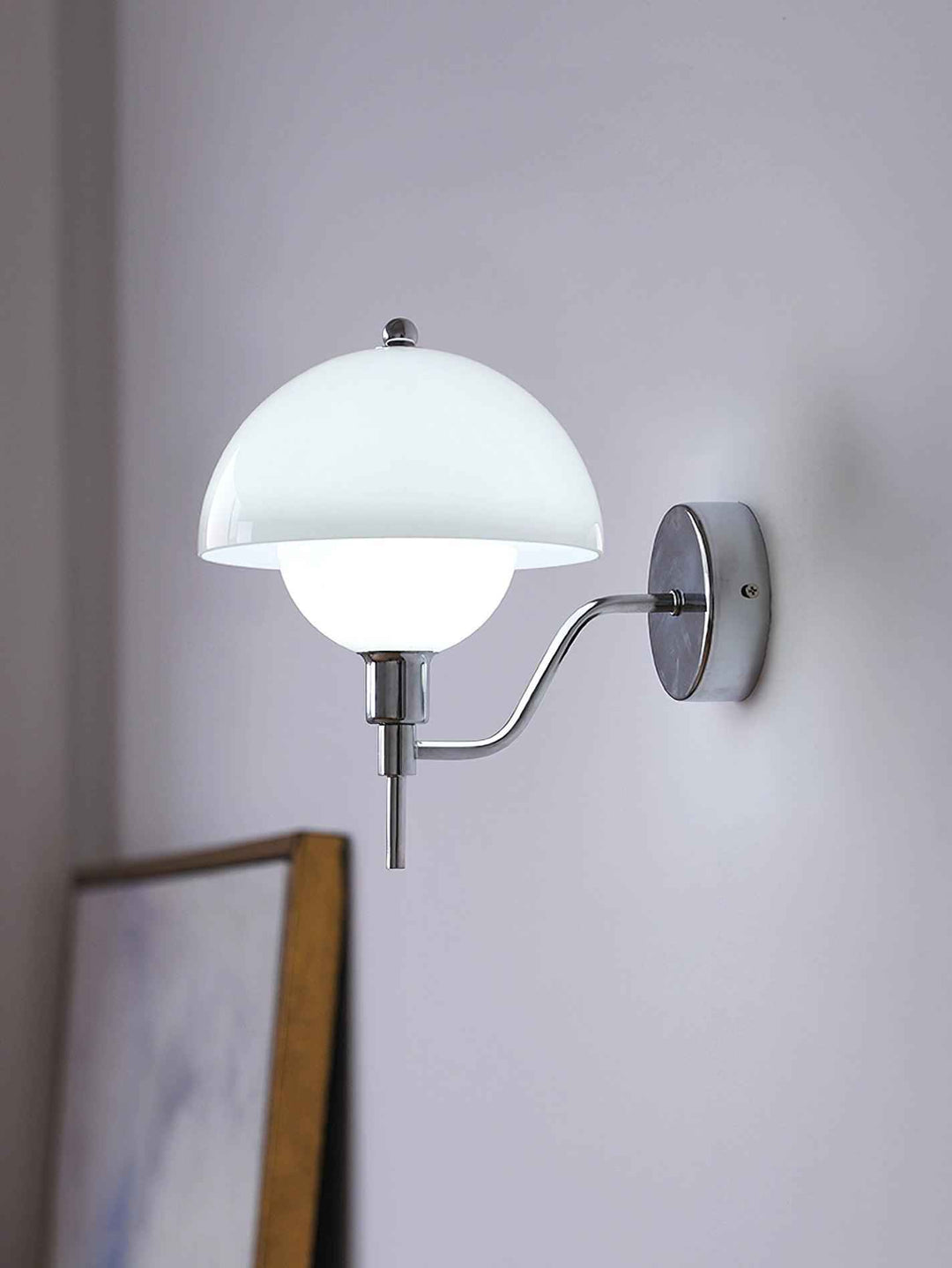 Avenila Verre 20cm Blanc LED