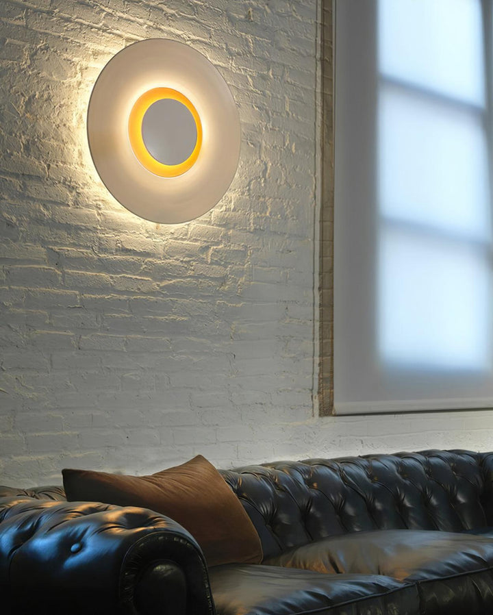 Applique Murale Halo LED Intégré Anneau Doré Moderne Minimaliste - Neutralighting