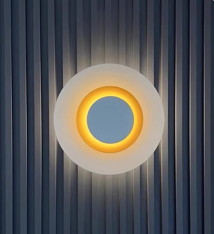 Applique Murale Halo LED Intégré Anneau Doré Moderne Minimaliste - Neutralighting
