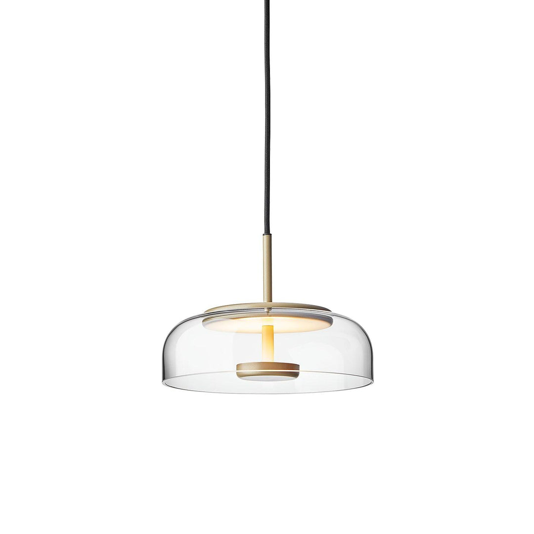 Lustra Suspension en Verre Transparent Élégante - Neutralighting